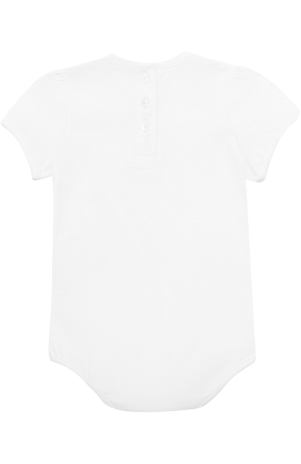 Комплект из хлопкового боди с нагрудником Dolce & Gabbana белого цвета, арт. 0131/L2UG12/FUECG в ЦУМ | Фото №3 Комплект из хлопкового боди с нагрудником Dolce & Gabbana белого цвета | Фото №3