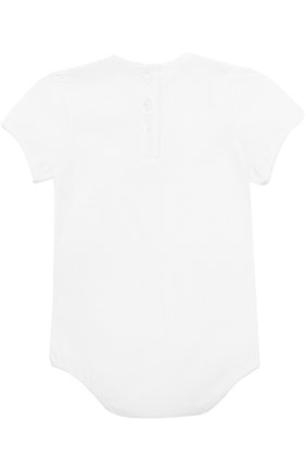 Комплект из хлопкового боди с нагрудником Dolce & Gabbana белого цвета, арт. 0131/L2UG12/FUECG в ЦУМ | Фото №3 Комплект из хлопкового боди с нагрудником Dolce & Gabbana белого цвета | Фото №3