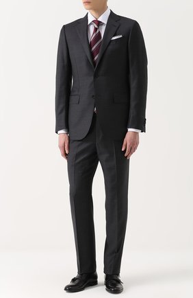 Мужская хлопковая сорочка с воротником кент ERMENEGILDO ZEGNA белого цвета по цене 21450 руб., арт. 201031/9MS0BR | Фото 2 Мужская хлопковая сорочка с воротником кент ERMENEGILDO ZEGNA белого цвета, арт. 201031/9MS0BR | Фото 2