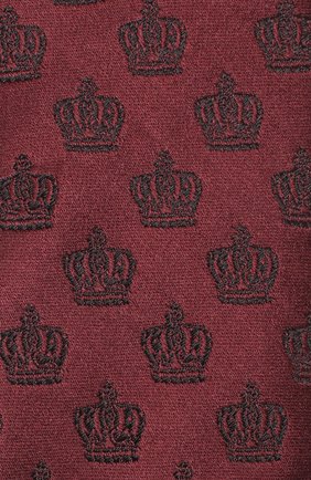 Шелковый галстук с узором Dolce & Gabbana, бордового цвета, арт. 0135/GT149E/G0JFJ в ЦУМ | Фото №3 Шелковый галстук с узором Dolce & Gabbana бордового цвета | Фото №3