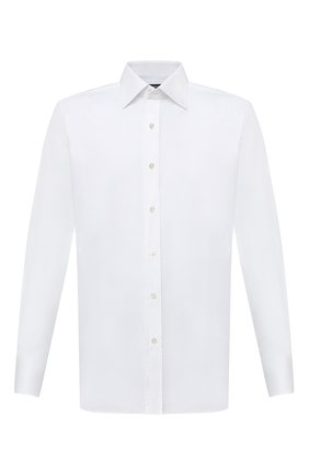 Мужская хлопковая сорочка TOM FORD белого цвета по цене 49250 руб., арт. 2FT190/94C1JE | Фото 1 Мужская хлопковая сорочка TOM FORD белого цвета, арт. 2FT190/94C1JE | Фото 1