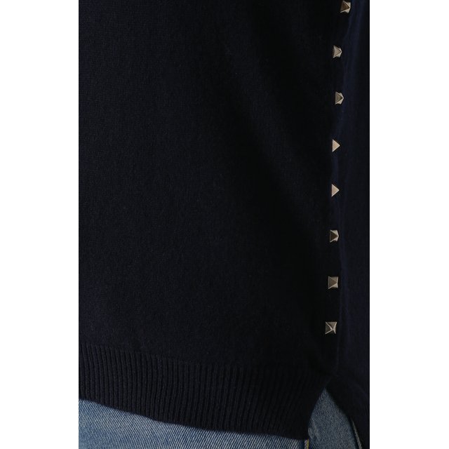 фото Кашемировый пуловер с заклепками valentino