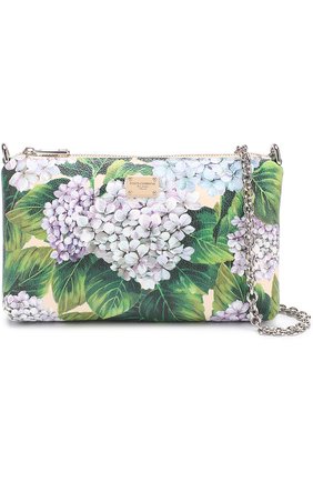 Сумка с принтом на цепочке Dolce & Gabbana, зеленого цвета, арт. 0116/BI0933/AM062 в ЦУМ | Фото №4 Сумка с принтом на цепочке Dolce & Gabbana зеленого цвета | Фото №4