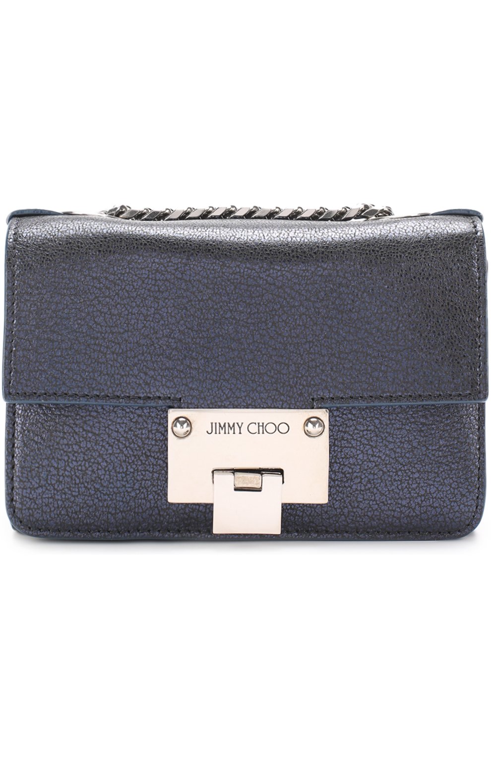 женская сумка Rebel Soft Mini из металлизированной кожи Jimmy Choo