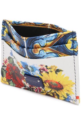 Футляр для кредитных карт с принтом Dolce & Gabbana, разноцветного цвета, арт. 0116/BI0330/AI420 в ЦУМ | Фото №3 Футляр для кредитных карт с принтом Dolce & Gabbana разноцветного цвета | Фото №3