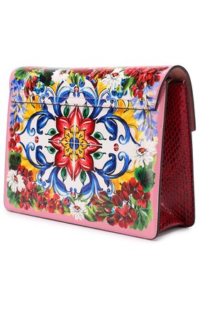 Женская сумка lucia с принтом DOLCE & GABBANA разноцветная цвета, арт. 0116/BB6363/AM146 купить в ЦУМ | Фото №3 Сумка Lucia с принтом Dolce & Gabbana разноцветная цвета | Фото №3