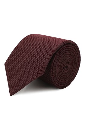 Мужской шелковый галстук LANVIN бордового цвета по цене 10850 руб., арт. 1207/TIE | Фото 1 Мужской шелковый галстук LANVIN бордового цвета, арт. 1207/TIE | Фото 1