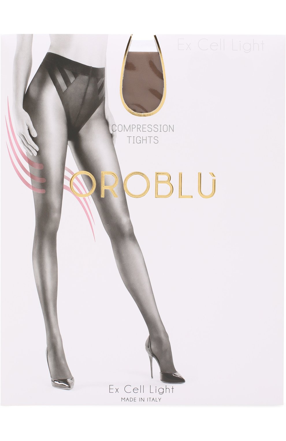 Женские капроновые колготки OROBLU бежевого цвета, арт. V0BC01017 | Фото 1