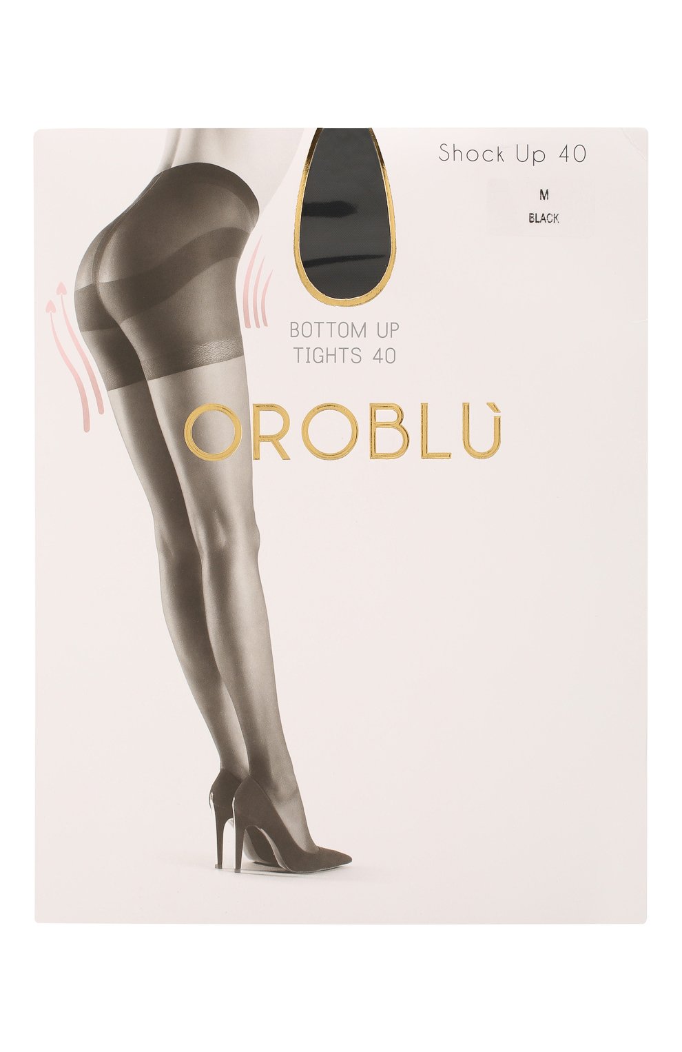 Женские капроновые колготки OROBLU черного цвета, арт. V0BC01030 | Фото 1
