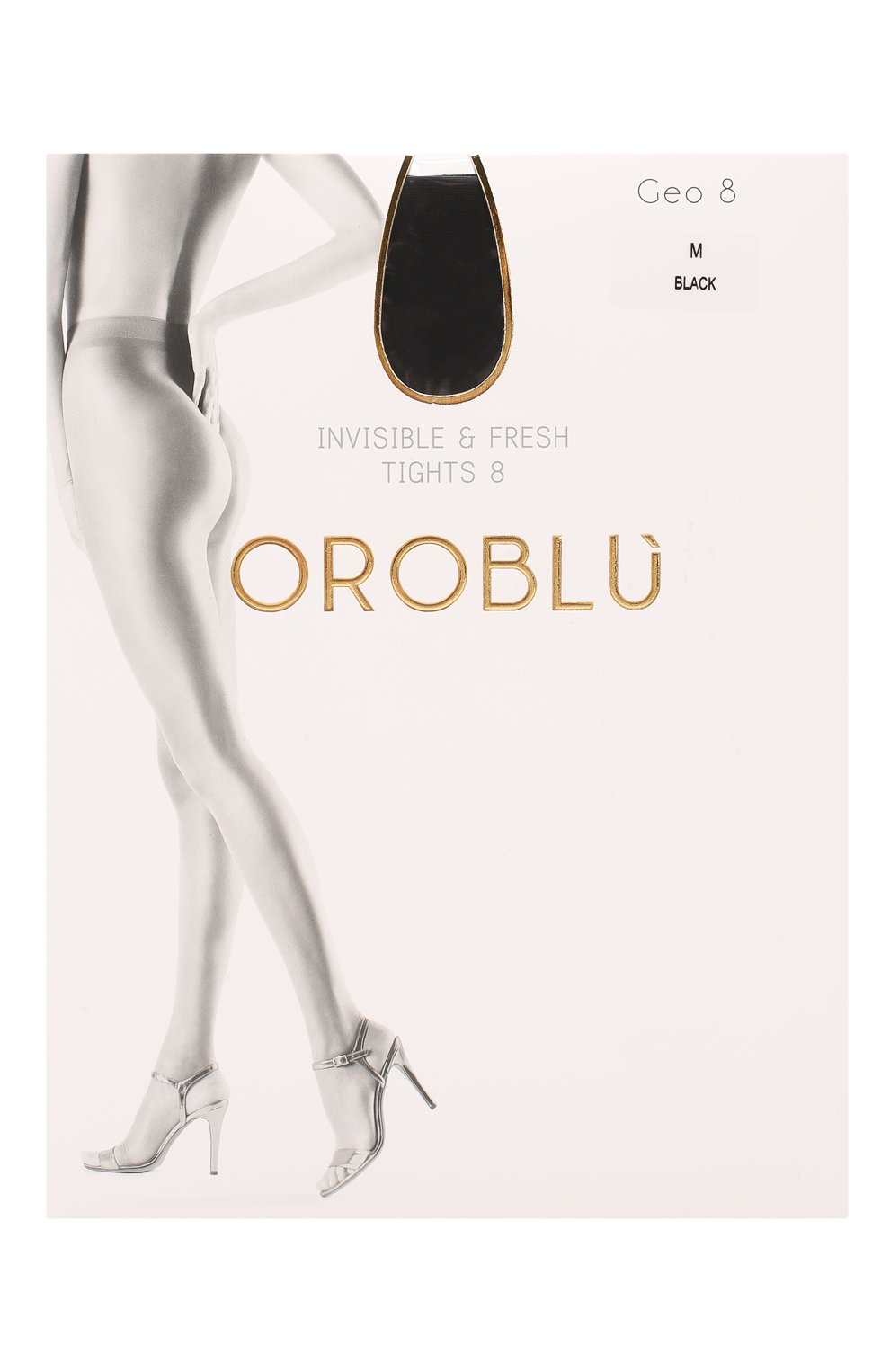 Женские капроновые колготки OROBLU черного цвета, арт. V0BC01136 | Фото 1