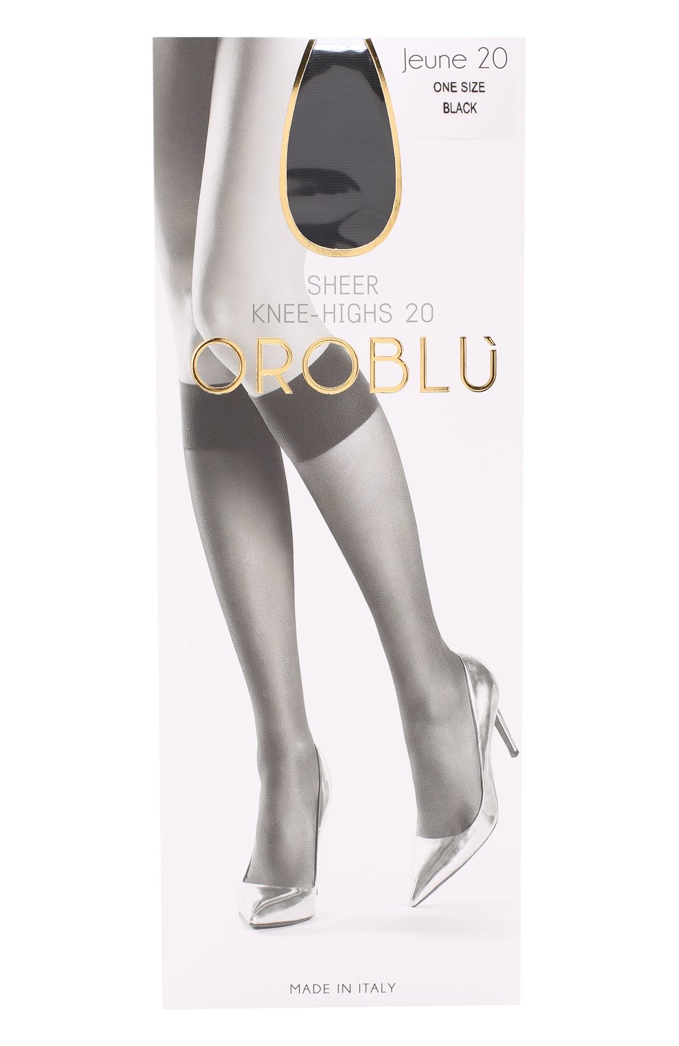 Женские капроновые гольфы OROBLU черного цвета, арт. V0BC40024 | Фото 1