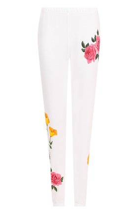 Женские белые хлопковые джоггеры с цветочным принтом Wildfox, арт. WLT61703S купить в ЦУМ | Фото №1 Хлопковые джоггеры с цветочным принтом Wildfox белые | Фото №1