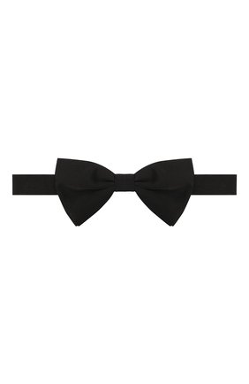 Мужской шелковый галстук-бабочка CANALI черного цвета, арт. 02/HJ00040 | Фото 1 (Материал: Текстиль, Шелк)