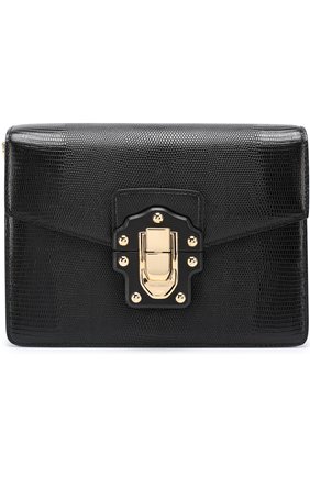 Женская сумка lucia из тисненой кожи DOLCE & GABBANA черная цвета, арт. 0116/BB6350/A1095 купить в ЦУМ | Фото №1 Сумка Lucia из тисненой кожи Dolce & Gabbana черная цвета | Фото №1
