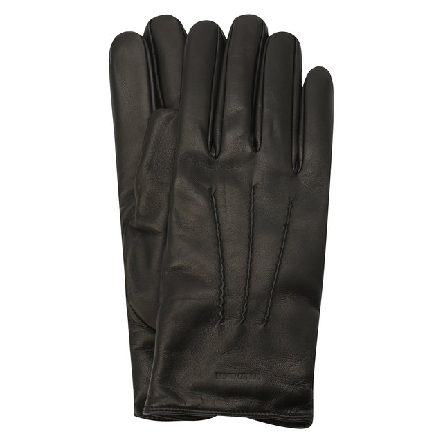 Кожаные перчатки с кашемировой подкладкой Giorgio Armani 2245704