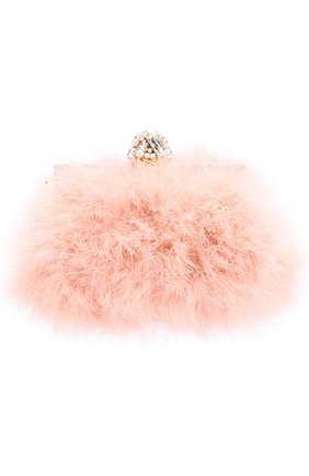 Клатч Vanda с отделкой из перьев Dolce & Gabbana, розового цвета, арт. 0116/BB5850/AG991 в ЦУМ | Фото №1 Клатч Vanda с отделкой из перьев Dolce & Gabbana розового цвета | Фото №1