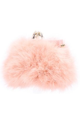 Клатч Vanda с отделкой из перьев Dolce & Gabbana, розового цвета, арт. 0116/BB5850/AG991 в ЦУМ | Фото №3 Клатч Vanda с отделкой из перьев Dolce & Gabbana розового цвета | Фото №3
