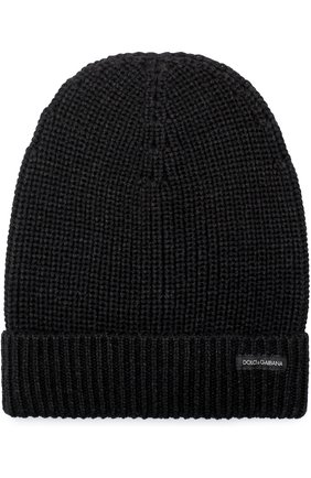 Шерстяная шапка бини Dolce & Gabbana, серого цвета, арт. 0135/GRH03K/F85K2 в ЦУМ | Фото №1 Шерстяная шапка бини Dolce & Gabbana серого цвета | Фото №1