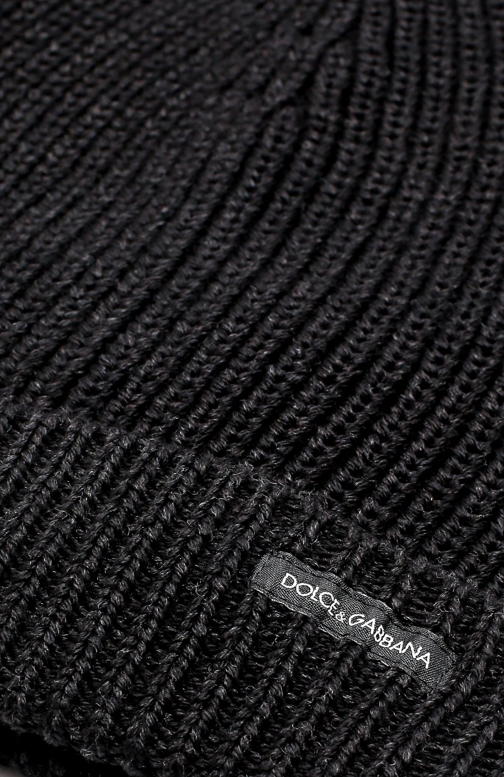 Шерстяная шапка бини Dolce & Gabbana, серого цвета, арт. 0135/GRH03K/F85K2 в ЦУМ | Фото №3 Шерстяная шапка бини Dolce & Gabbana серого цвета | Фото №3