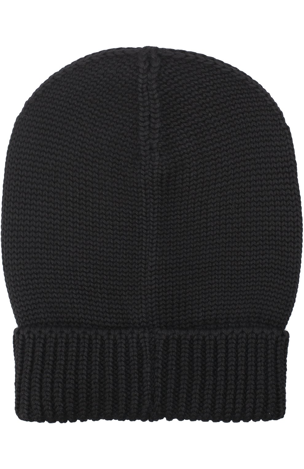 Шерстяная вязаная шапка Dolce & Gabbana, черного цвета, арт. 0135/GRH03K/F85K3 в ЦУМ | Фото №2 Шерстяная вязаная шапка Dolce & Gabbana черного цвета | Фото №2