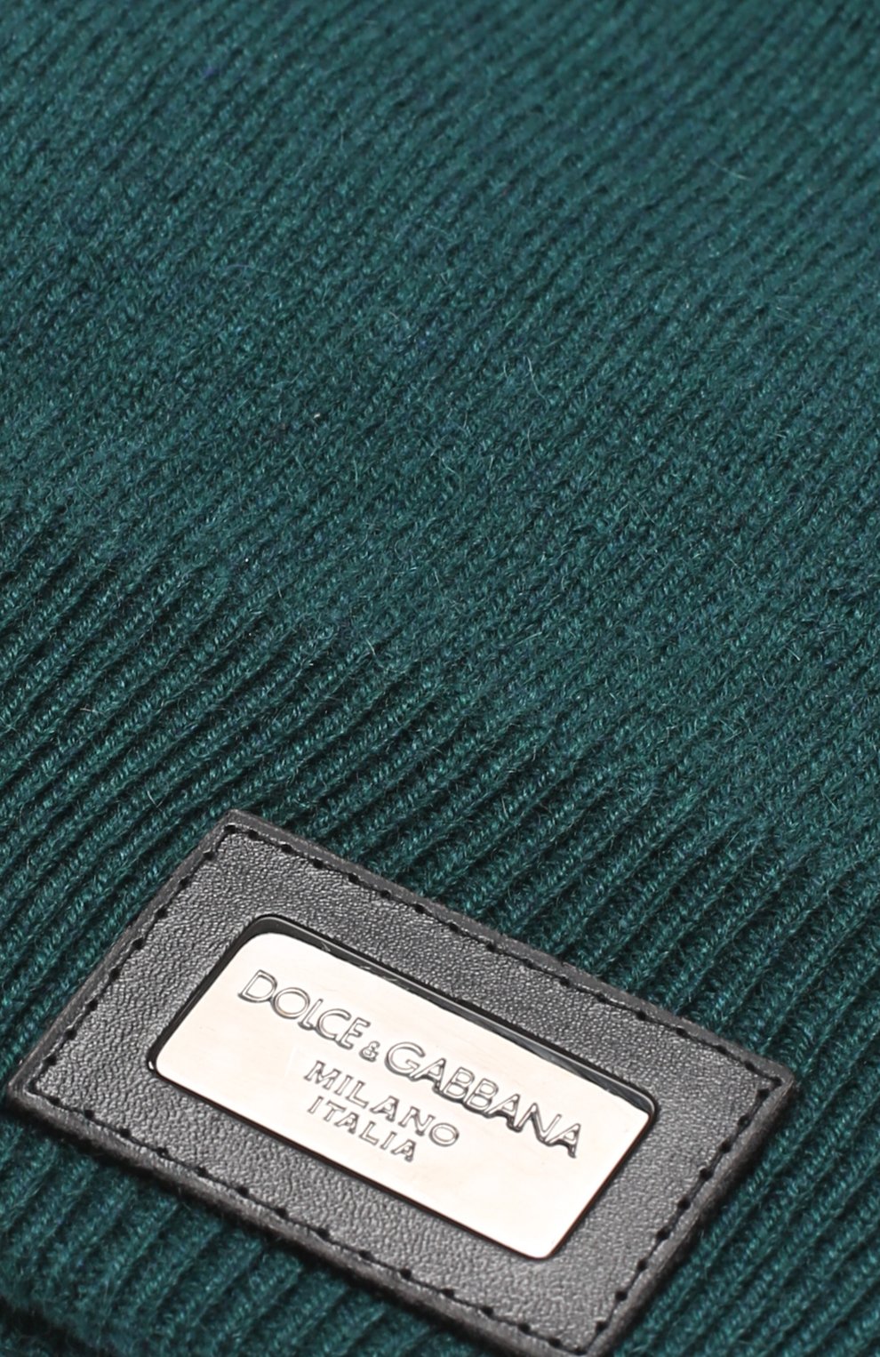 Кашемировая шапка бини Dolce & Gabbana, зеленого цвета, арт. 0135/GRH04K/F84BC в ЦУМ | Фото №3 Кашемировая шапка бини Dolce & Gabbana зеленого цвета | Фото №3
