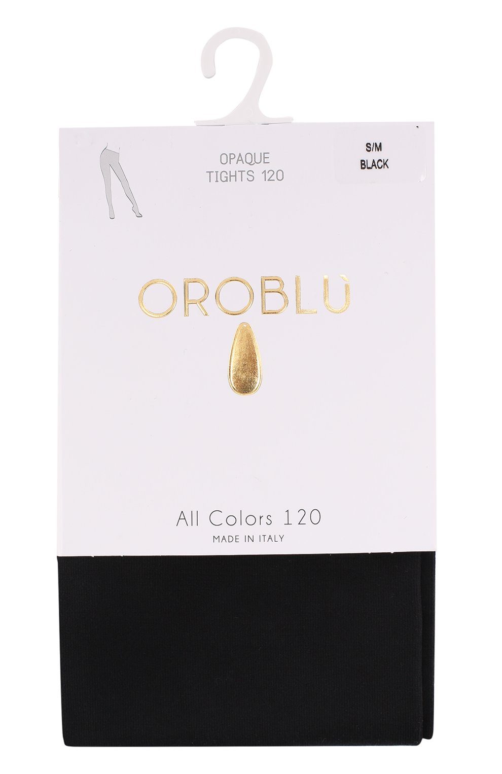 Женские капроновые колготки OROBLU черного цвета, арт. V0BC01351 | Фото 1