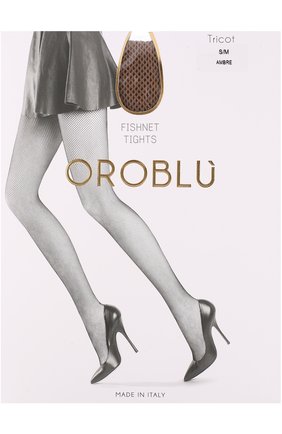 Женские капроновые колготки в сетку OROBLU бежевого цвета по цене 1585 руб., арт. V0BC01033 | Фото 1 Женские капроновые колготки в сетку OROBLU бежевого цвета, арт. V0BC01033 | Фото 1
