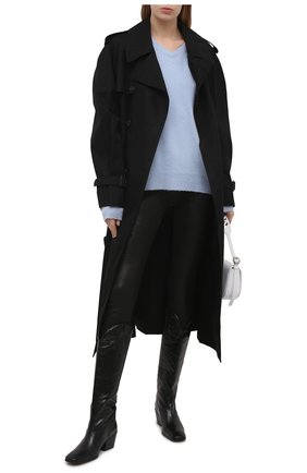 Женские кожаные брюки FRAME DENIM черного цвета по цене 110500 руб., арт. LSJL001 | Фото 2 Женские кожаные брюки FRAME DENIM черного цвета, арт. LSJL001 | Фото 2