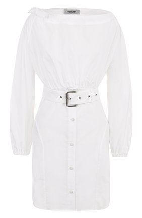 Женская белая удлиненная хлопковая блуза с поясом Rachel Comey, арт. 47-619 CRISP купить в ЦУМ | Фото №1 Женская удлиненная хлопковая блуза с поясом Rachel Comey, цвет белый, арт. 47-619 CRISP в ЦУМ | Фото №1