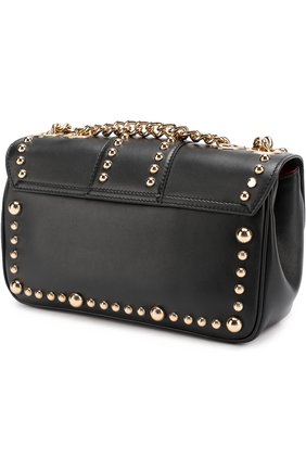 Женская сумка lucia с заклепками DOLCE & GABBANA черная цвета, арт. 0116/BB6344/AI490 купить в ЦУМ | Фото №3 Сумка Lucia с заклепками Dolce & Gabbana черная цвета | Фото №3
