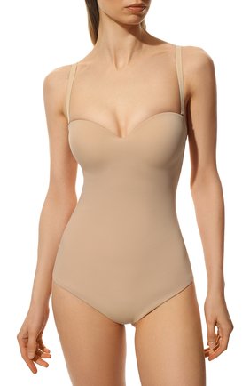 Женское корректирующее боди WOLFORD бежевого цвета по цене 22900 руб., арт. 79041 | Фото 2 Женское корректирующее боди WOLFORD бежевого цвета, арт. 79041 | Фото 2