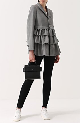 Женский черно-белый шерстяной жакет с оборками Comme des Garcons, арт. GS-J002-051 купить в ЦУМ | Фото №1 Шерстяной жакет с оборками Comme des Garcons черно-белый | Фото №1