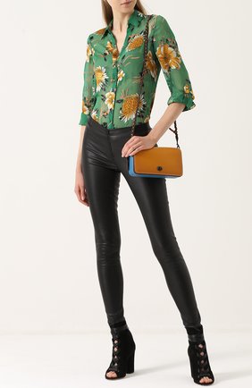 Женские кожаные леггинсы ALICE + OLIVIA черного цвета по цене 74350 руб., арт. C000124264 | Фото 2 Женские кожаные леггинсы ALICE + OLIVIA черного цвета, арт. C000124264 | Фото 2