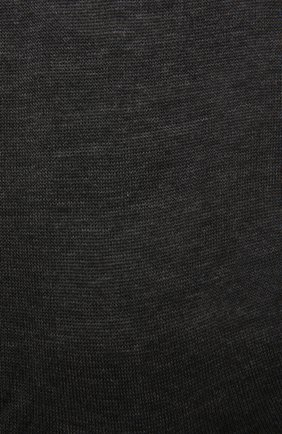 Мужские шерстяные гольфы BRIONI темно-серого цвета, арт. 0VML/P3Z19 | Фото 2 (Материал внешний: Хлопок; Кросс-КТ: бельё)
