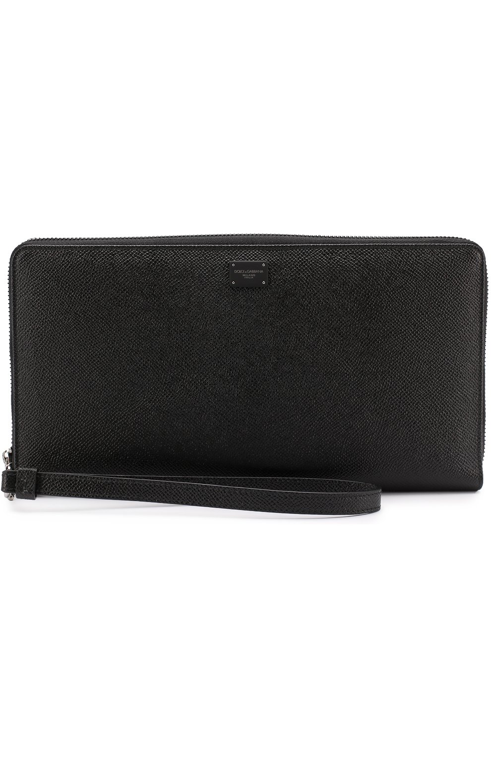Кожаный футляр для документов на молнии Dolce & Gabbana, черного цвета, арт. 0115/BP2128/AI359 в ЦУМ | Фото №4 Кожаный футляр для документов на молнии Dolce & Gabbana черного цвета | Фото №4