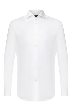 Мужская хлопковая сорочка ERMENEGILDO ZEGNA белого цвета по цене 32250 руб., арт. 201222/9RS0BR | Фото 1 Мужская хлопковая сорочка ERMENEGILDO ZEGNA белого цвета, арт. 201222/9RS0BR | Фото 1