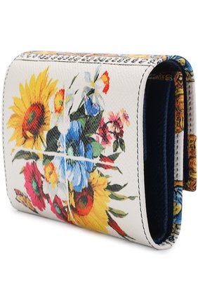 Кожаный кошелек с принтом Dolce & Gabbana, разноцветного цвета, арт. 0116/BI0924/AI420 в ЦУМ | Фото №2 Кожаный кошелек с принтом Dolce & Gabbana разноцветного цвета | Фото №2