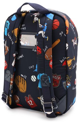 Рюкзак с принтом Dolce & Gabbana темно-синего цвета, арт. 0130/EM0034/AD770 в ЦУМ | Фото №2 Рюкзак с принтом Dolce & Gabbana темно-синего цвета | Фото №2