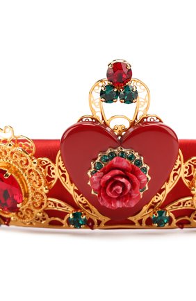 Ободок с декором Dolce & Gabbana золотого цвета, арт. 0131/WHJ6J8/W1111 в ЦУМ | Фото №3 Ободок с декором Dolce & Gabbana золотого цвета | Фото №3