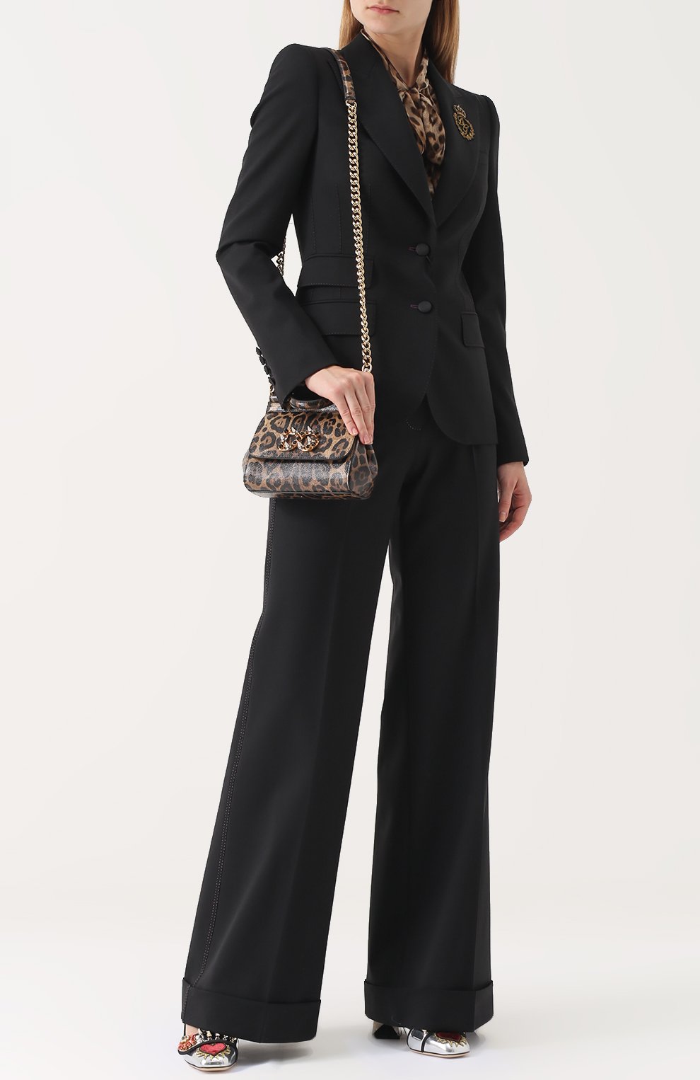 Женская сумка sicily mini с принтом DOLCE & GABBANA леопардовая цвета, арт. 0116/BB6387/AI648 купить в ЦУМ | Фото №2 Сумка Sicily mini с принтом Dolce & Gabbana леопардовая цвета | Фото №2