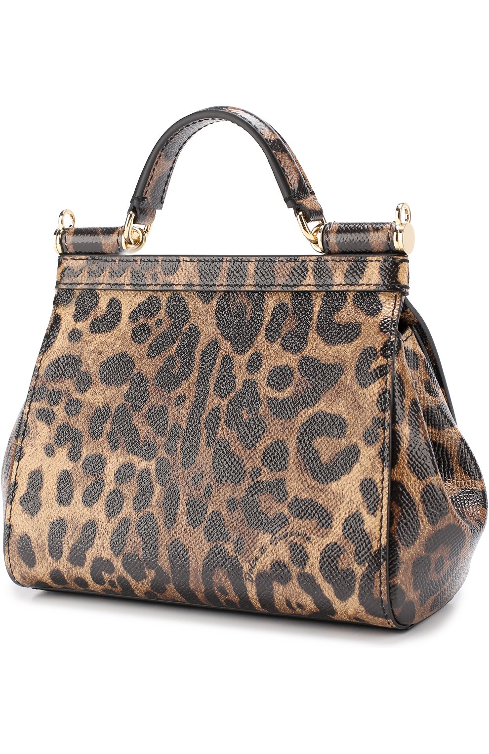 Женская сумка sicily mini с принтом DOLCE & GABBANA леопардовая цвета, арт. 0116/BB6387/AI648 купить в ЦУМ | Фото №3 Сумка Sicily mini с принтом Dolce & Gabbana леопардовая цвета | Фото №3