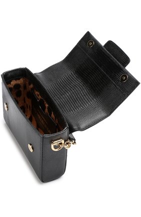Женская сумка dg millennials DOLCE & GABBANA черная цвета, арт. 0116/BB6391/A1095 купить в ЦУМ | Фото №4 Сумка DG Millennials Dolce & Gabbana черная цвета | Фото №4