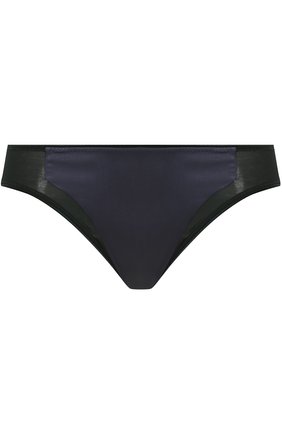 Женские синие трусы-слипы с шелковой отделкой Araks, арт. LCB2004/J0AN PANTY купить в ЦУМ | Фото №1 Трусы-слипы с шелковой отделкой Araks синие | Фото №1