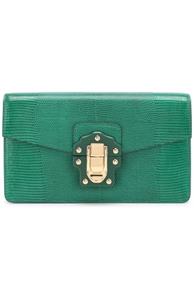 Женская сумка lucia из тисненой кожи DOLCE & GABBANA зеленая цвета, арт. 0116/BB6358/A1095 купить в ЦУМ | Фото №1 Сумка Lucia из тисненой кожи Dolce & Gabbana зеленая цвета | Фото №1