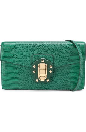 Женская сумка lucia из тисненой кожи DOLCE & GABBANA зеленая цвета, арт. 0116/BB6358/A1095 купить в ЦУМ | Фото №5 Сумка Lucia из тисненой кожи Dolce & Gabbana зеленая цвета | Фото №5