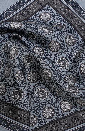 Мужской серый шелковый платок с принтом Dolce & Gabbana, арт. 0135/GR412E/G0WFZ купить в ЦУМ | Фото №3 Шелковый платок с принтом Dolce & Gabbana серый | Фото №3