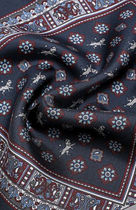 Мужской темно-синий шелковый платок с принтом Dolce & Gabbana, арт. 0135/GR412E/G0WGA купить в ЦУМ | Фото №3 Шелковый платок с принтом Dolce & Gabbana темно-синий | Фото №3