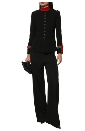 Женский шерстяной жакет RALPH LAUREN черного цвета по цене 237500 руб., арт. 290655752 | Фото 2 Женский шерстяной жакет RALPH LAUREN черного цвета, арт. 290655752 | Фото 2