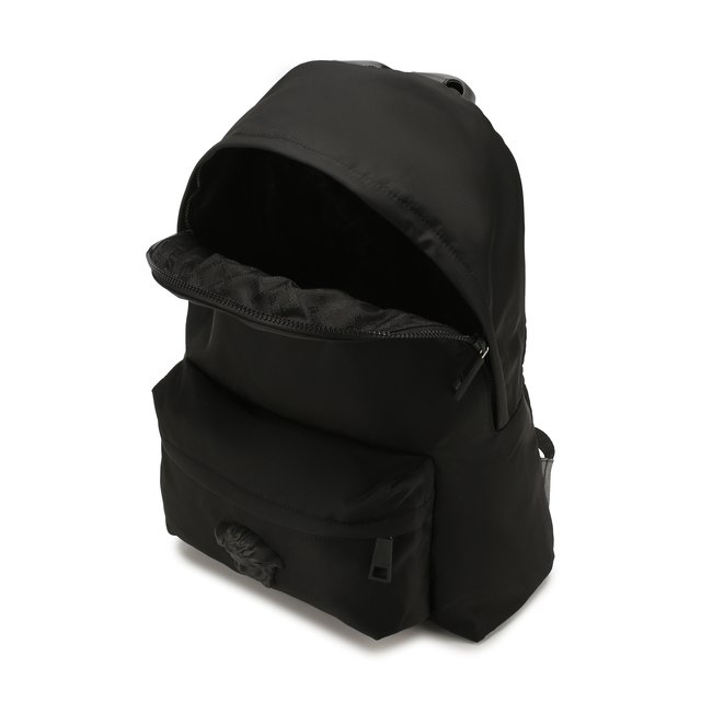 фото Текстильный рюкзак с внешним карманом на молнии versace
