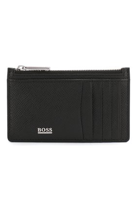 Мужской кожаный футляр для кредитных карт BOSS черного цвета по цене 12000 руб., арт. 50326710 | Фото 1 Мужской кожаный футляр для кредитных карт BOSS черного цвета, арт. 50326710 | Фото 1
